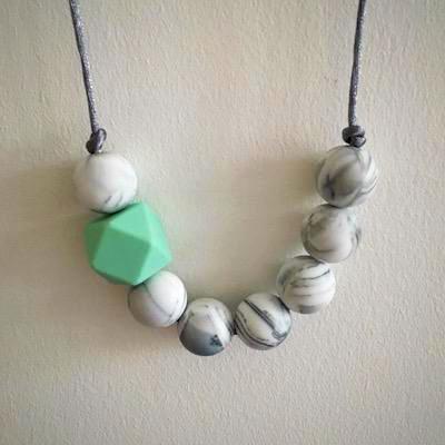 Galaxy Silicone Teething Necklace - Little Buds Teethers