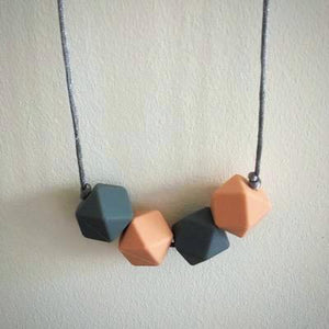 Peachy Silicone Teething Necklace - Little Buds Teethers