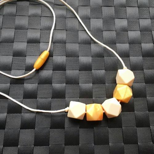Shimmer Silicone Teething Necklace - Little Buds Teethers