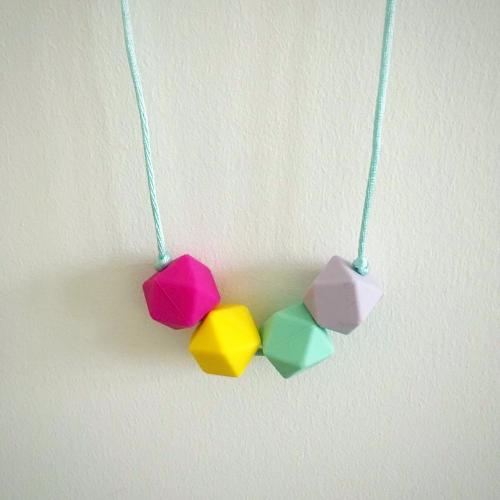 Phoebe Silicone Teething Necklace - Little Buds Teethers