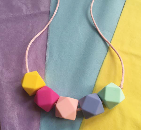 Unicorn Silicone Teething Necklace - Little Buds Teethers
