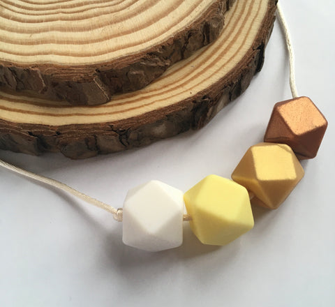 Tan Teething Necklace