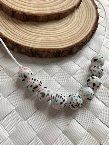 Terrazzo Teething Necklace