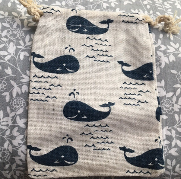 Whale Teething Necklace Storage Bag - Little Buds Teethers
