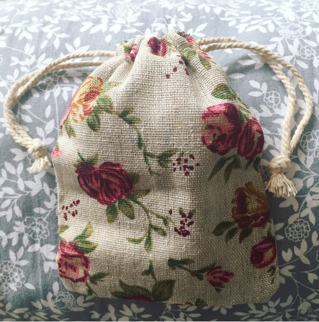 Floral Teething Necklace Storage Bag - Little Buds Teethers